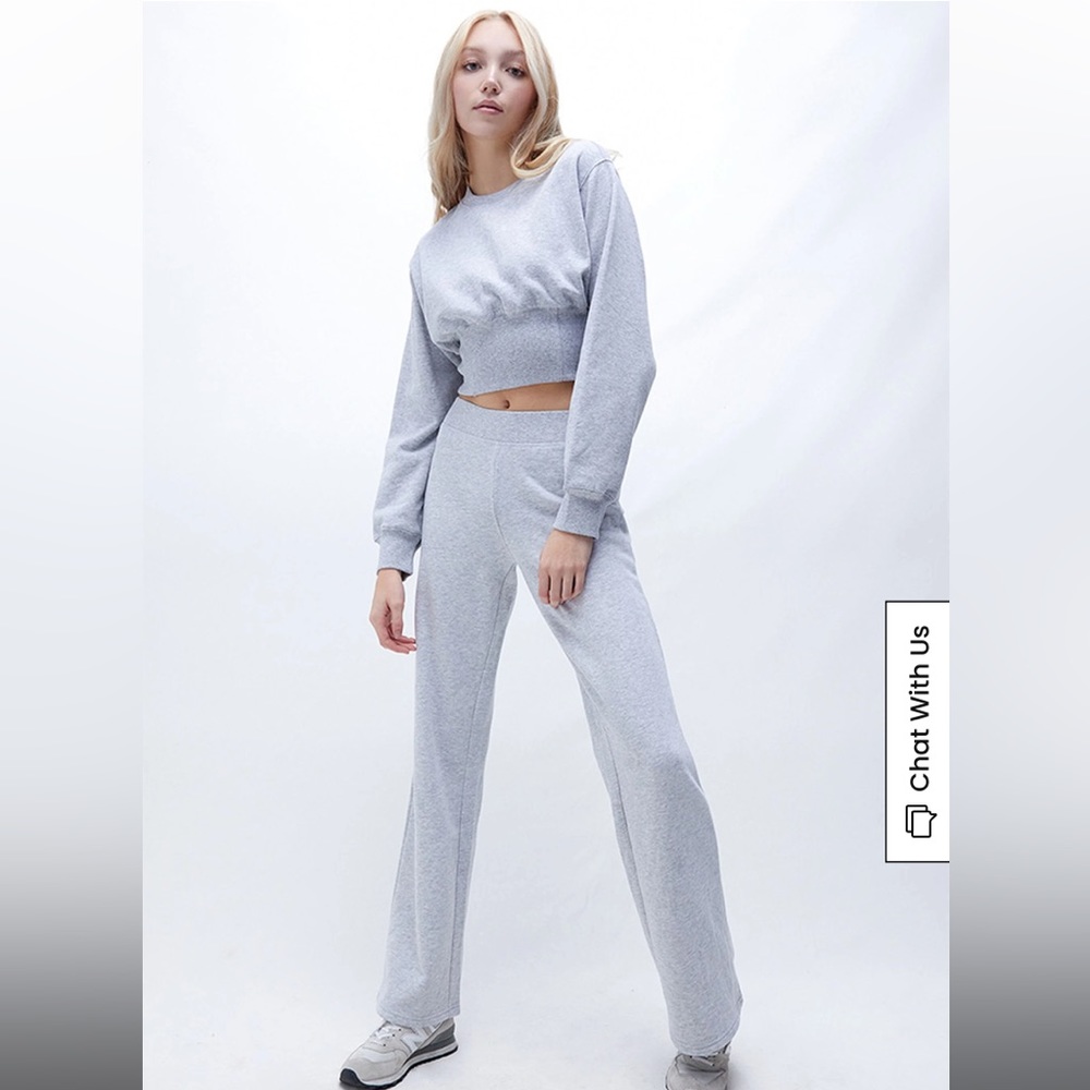 PacSun Hopeful Bustier Crew Neck Sweatshirt - Picture 2 of 4